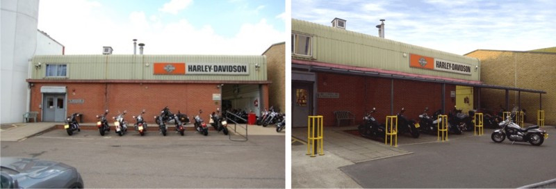 Warr's Harley Davidson Motorbike Show Room Canopy in London small