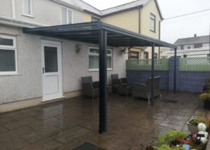 Veranda Installed in Wales, Glynneath