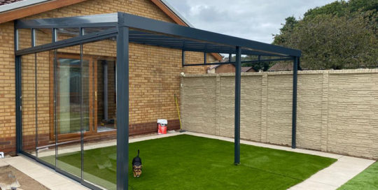 Simplicity Xtra Veranda Installation Neath Abbey Canopy Pro