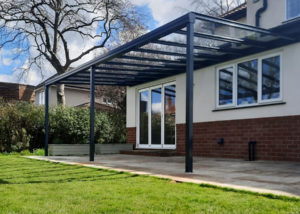 Milwood Group Veranda Installation Harrogate Simplicity 6 Alfresco Canopies