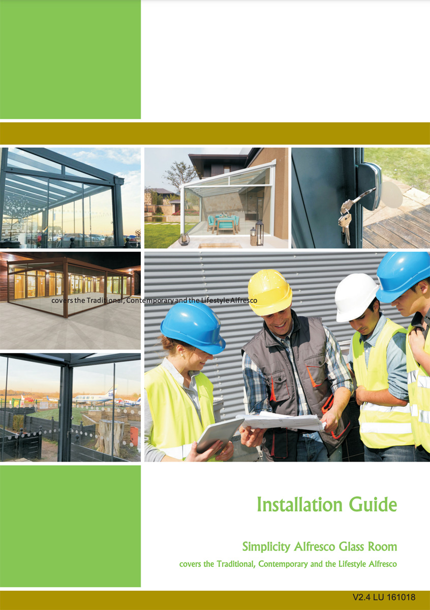 Milwood Group Alfresco Glass Room Installation guide