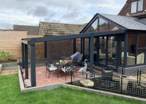 Milwood Group Alfresco Contemporary Veranda Installation Gressenhall Norfolk