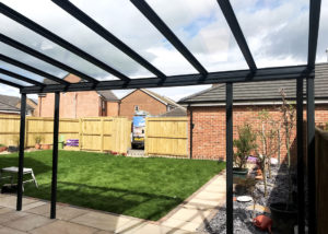 Milwood Group Gibson Canopies Installation Yorkshire Veranda