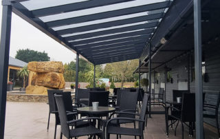 Milwood Group Gibson Canopies Installation Yorkshire Veranda