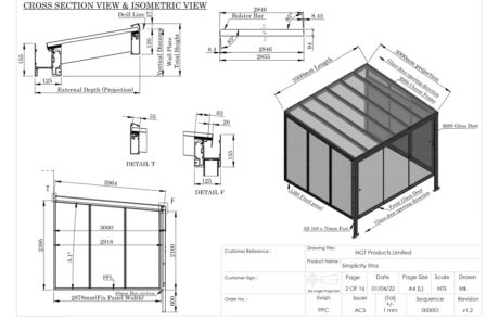 Milwood Group Installation Sliding Glass Doors NGT CAD Drawings
