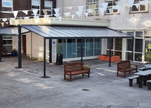 Milwood Group Simplicity 16 Veranda Installation Secondary School Roofit In Ireland